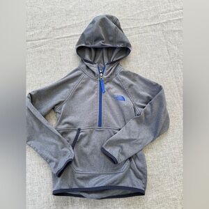 The North Face Kids Blue and Gray Pullover Jacket